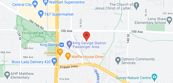 map of A304 9868 WHALLEY BOULEVARD